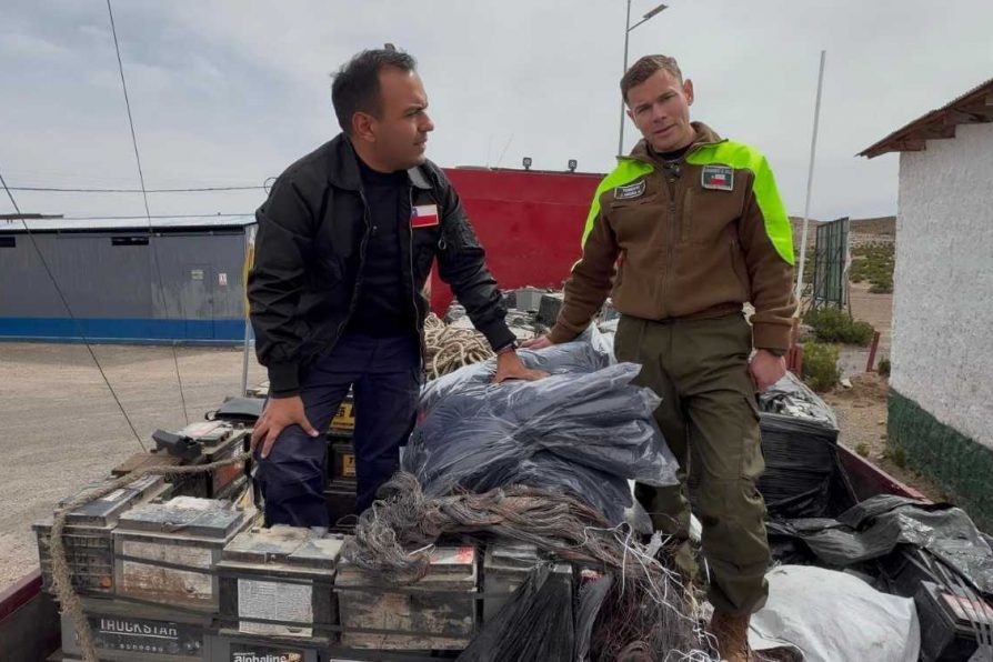 CARABINEROS DECOMISA OCHO TONELADAS DE COBRE Y ROPA DE CONTRABANDO EN CONTROL FRONTERIZO EN VISIVIRI
